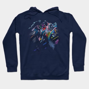 abstract mountain art Hoodie